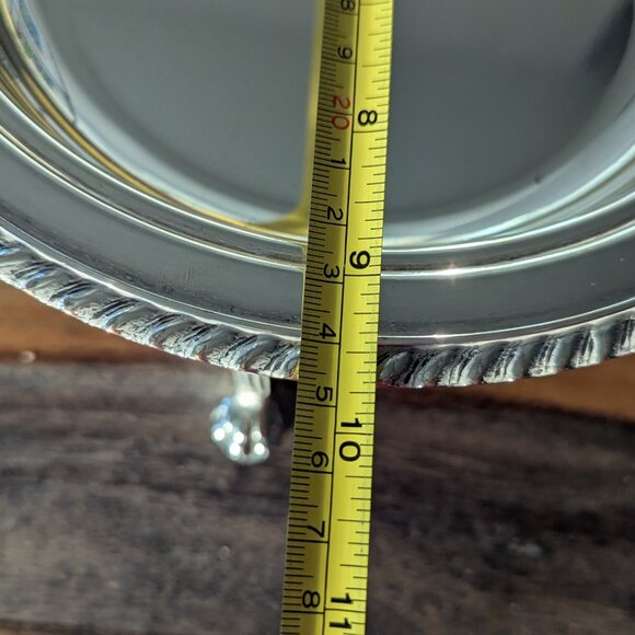 English Vintage Silver Plated Chafing Dish - 2 piece - Picture 4 of 10